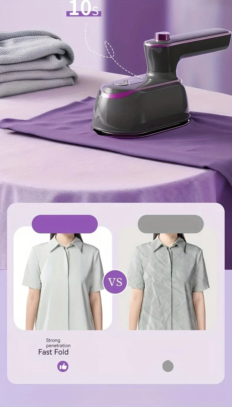 Portable Foldable Steam Iron for Travel & Home