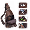 Vintage Genuine Leather Crossbody Bag for Men