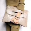Women's Envelope Clutch Bag with Crossbody Strap