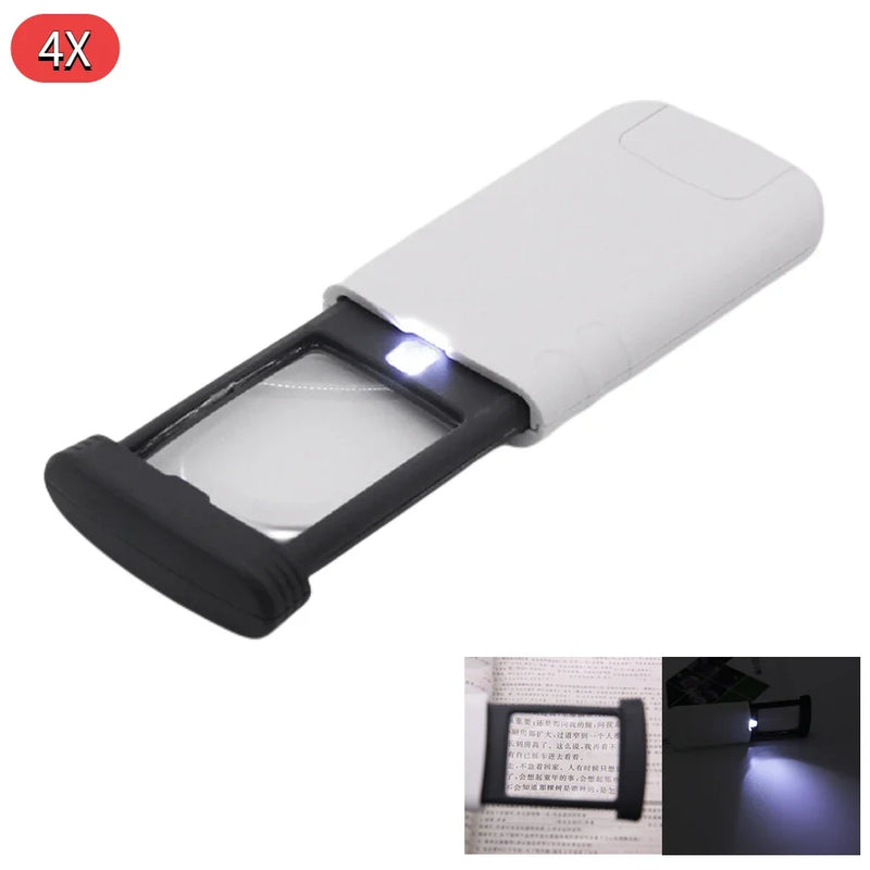 Foldable LED Pocket Magnifier