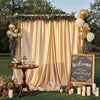 Shimmering Satin Backdrop Curtain Panels