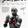 UFC Fighter Canvas Wall Art - MMA Boxing Poster for Gym & Man Cave Decor