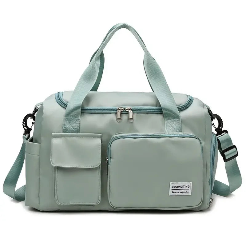 Large Capacity Travel Duffle Bag with Shoe Compartment