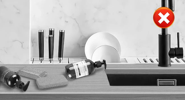 3-in-1 Kitchen Soap Dispenser with Sponge Caddy