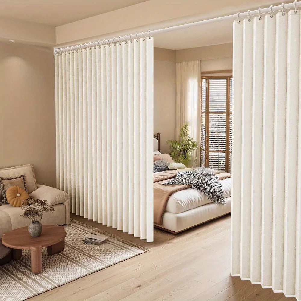Foldable Room Divider Curtain – Heavy Duty Privacy Partition