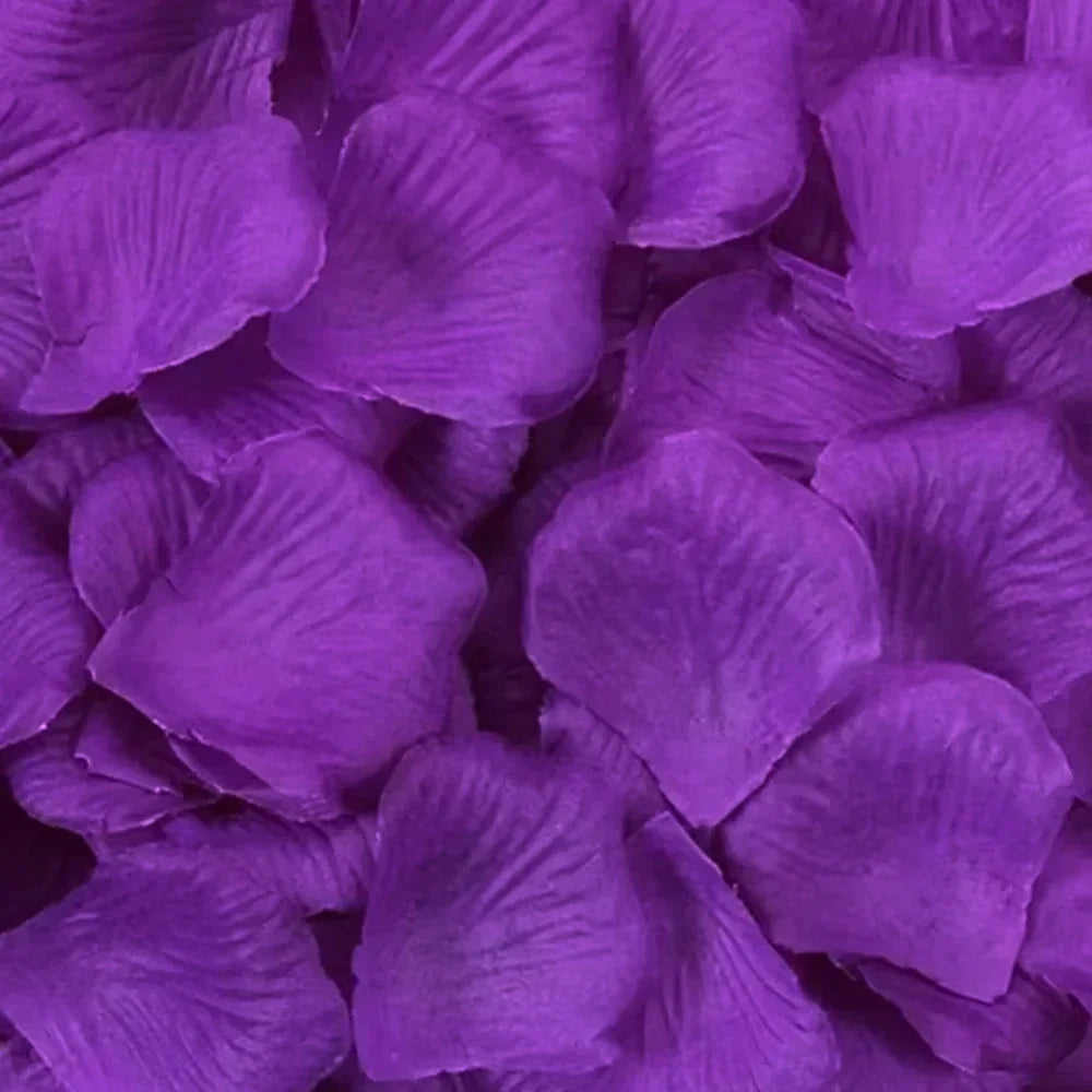 Soft Silk Artificial Rose Petals (25 Colors)