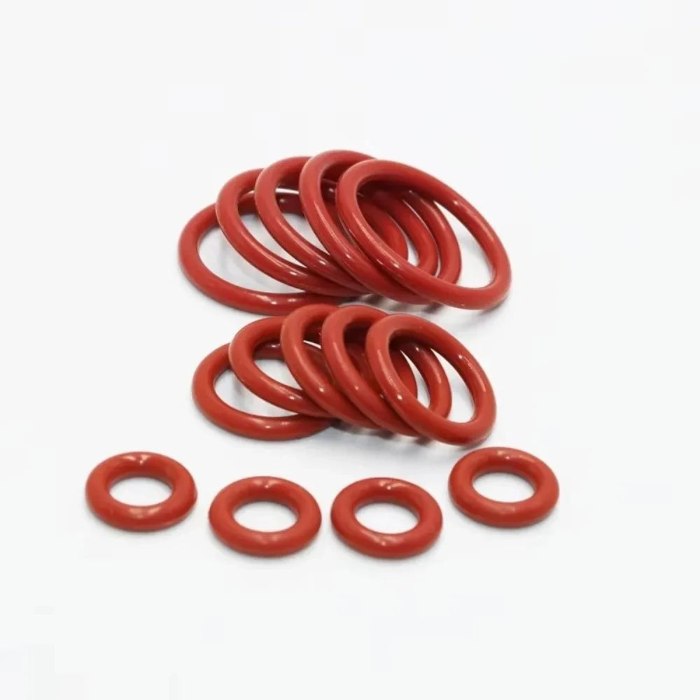 Silicone O-Ring Assortment Kit for Plumbing, Auto Repair, and Sealing Applications