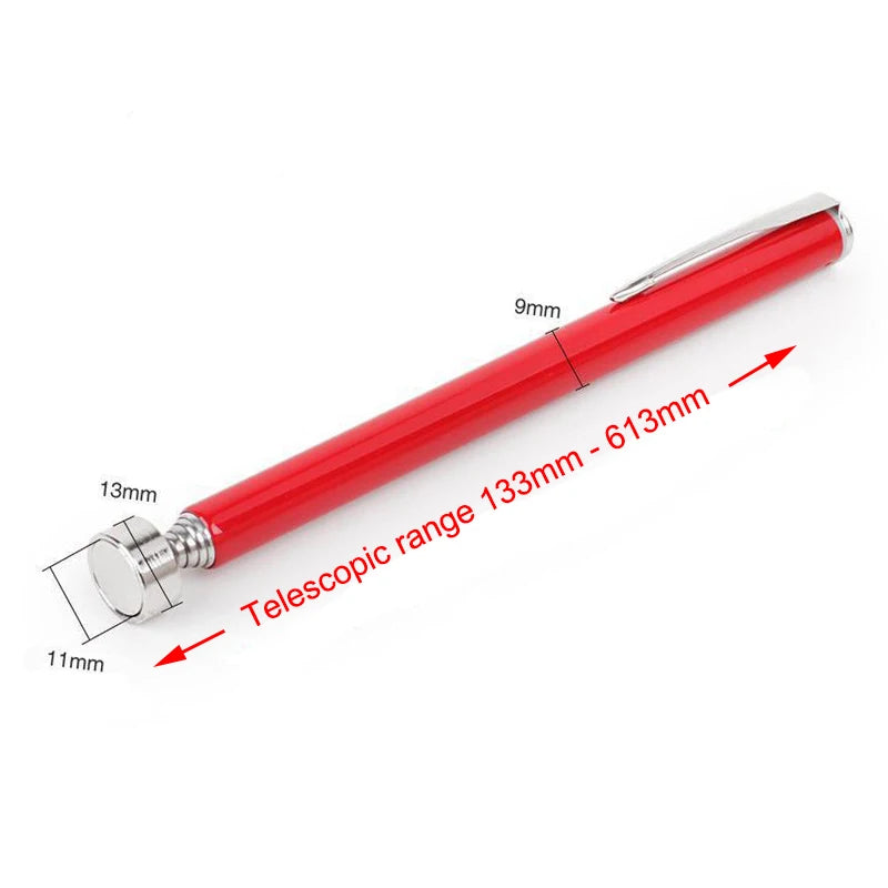 Telescopic Magnetic Pickup Pen with Pocket Clip