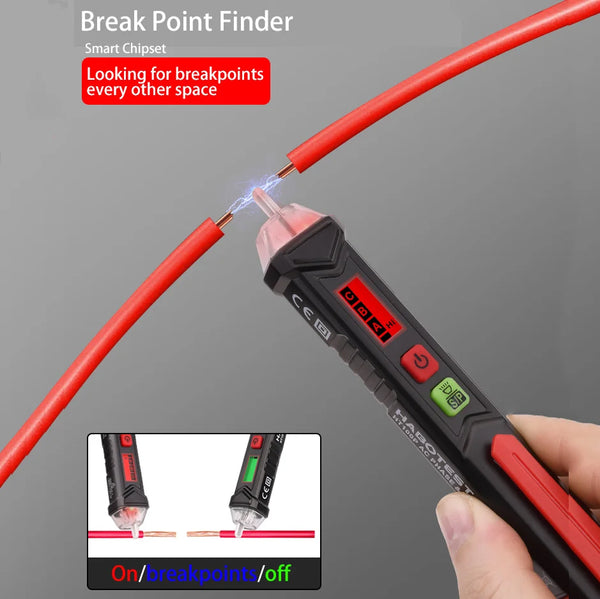 Non-Contact AC Voltage Detector with LCD Display