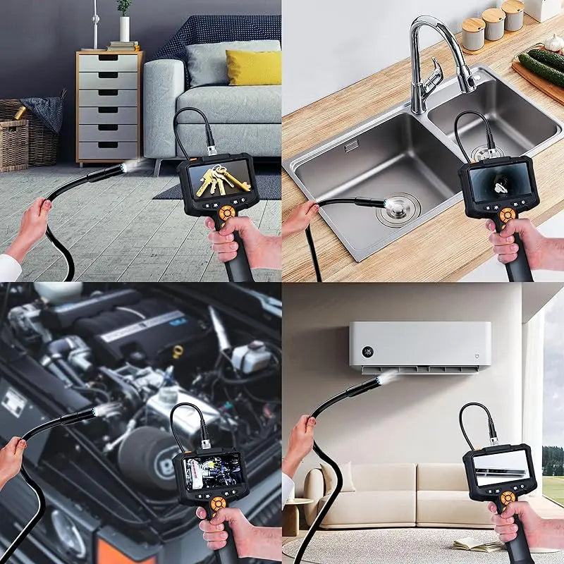4.3" HD Inspection Camera with Waterproof Borescope