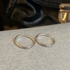 Verstellbare Silber-Buchstabenringe aus Sterling-Silber