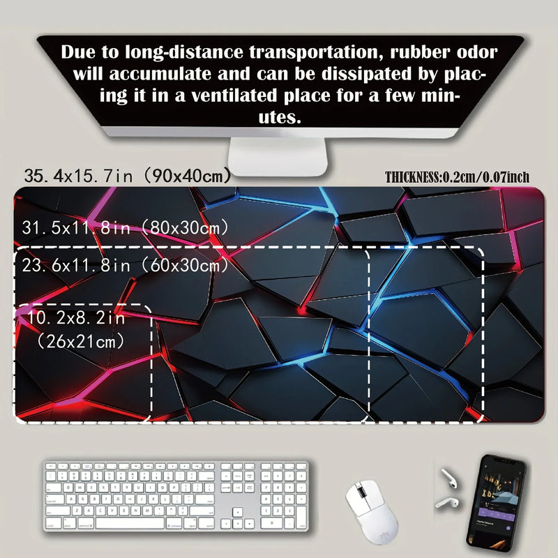 Large Gaming Mouse Pad with Non-Slip Base