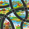 Set de 10 Vehículos de Construcción con Camión Almacenador