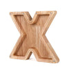 Wooden Alphabet Piggy Bank – Educational Coin Savings Box