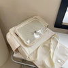 Y2K Transparent Ita Bag with DIY Badge Display Panel