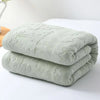 Couverture en coton jacquard