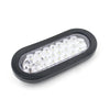 2-Pack 12V/24V LED Oval Tail Light for Trucks and Trailers