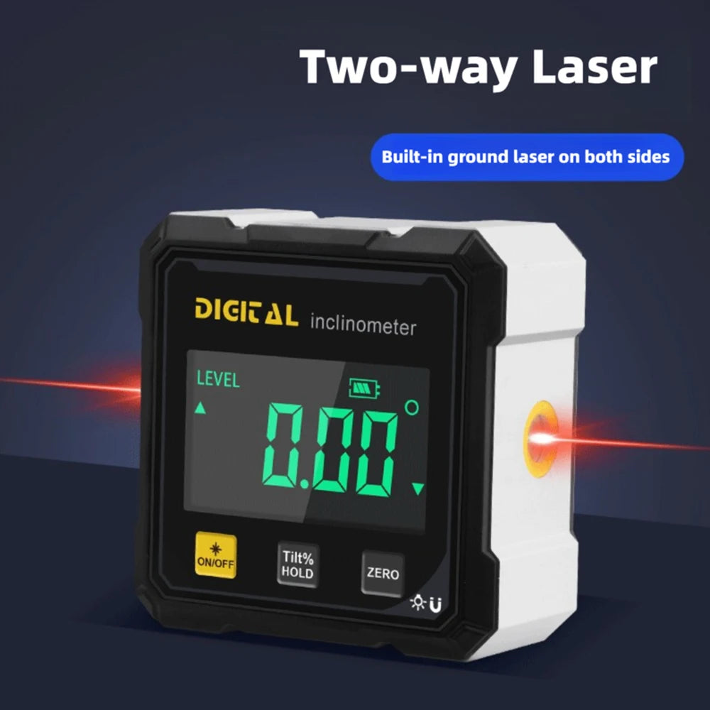 Magnetic Digital Angle Finder with LED Display