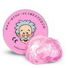 Pink stress putty in a round tin labeled Wen-Qing-Slimestudio