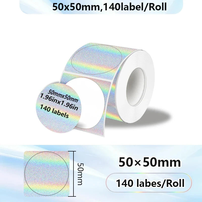 Self-Adhesive Thermal Label Rolls for Mini Printers