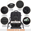 Expandable Travel Backpack with 4 Packing Cubes