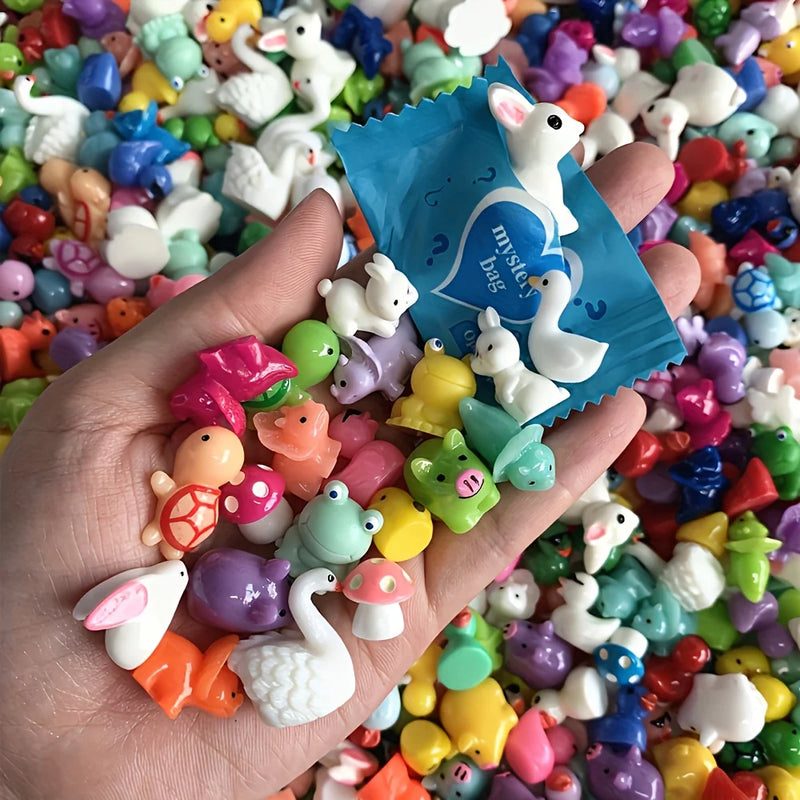 Glow-in-the-Dark Resin Miniatures for Fairy Gardens