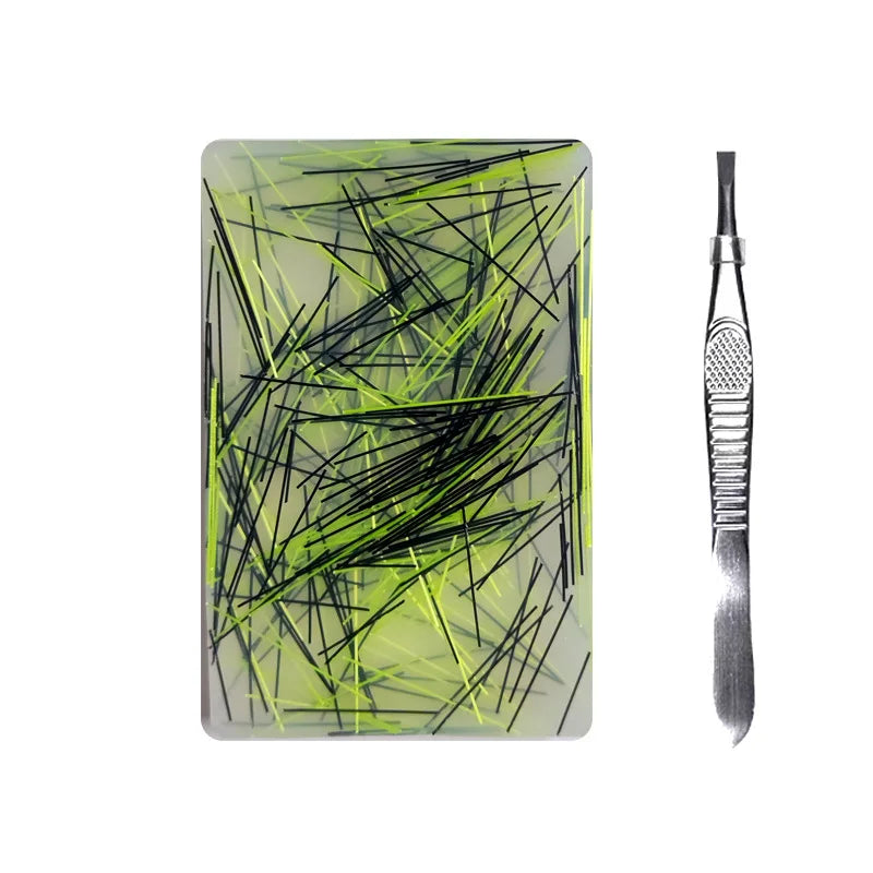 Silicone Sensory Fidget Pad with Tweezer for Anxiety and Stress Relief