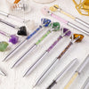 Natural Amethyst Crystal Ballpoint Pen