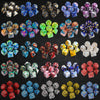 Polyhedral Dice Set with Velvet Pouch
