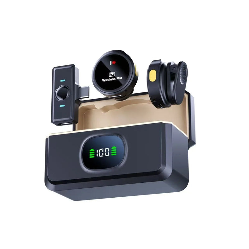 Wireless Lavalier Microphone with Magnetic Clip