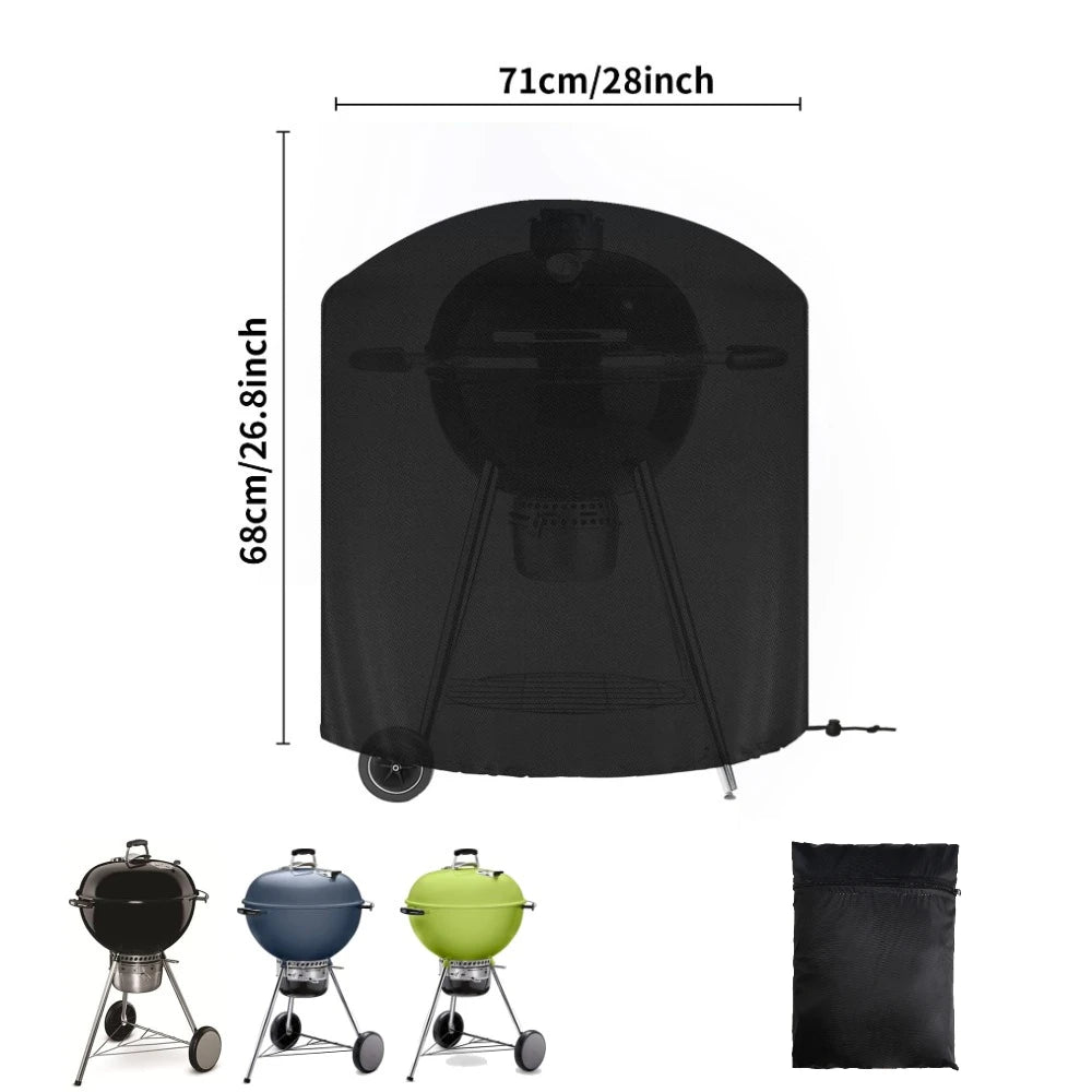 Waterproof Grill Cover with Adjustable Straps