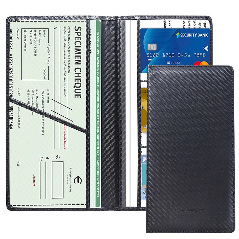 Leather Car Document Organizer with Card Holder