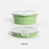 Collapsible Silicone Food Storage Containers with Lids