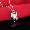 Sterling Silber Pferdekette