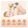 Soft Plush Baby Rattle Wrist and Foot Socks Set for Newborns