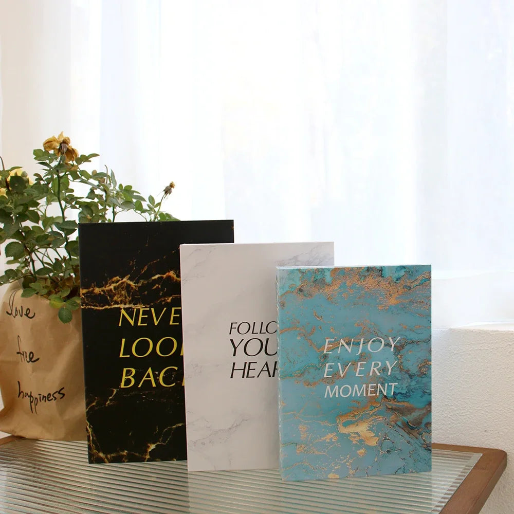 Set of 3 Decorative Faux Books for Shelf & Coffee Table Styling