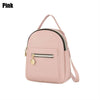 Mini Waterproof PU Backpack for Women