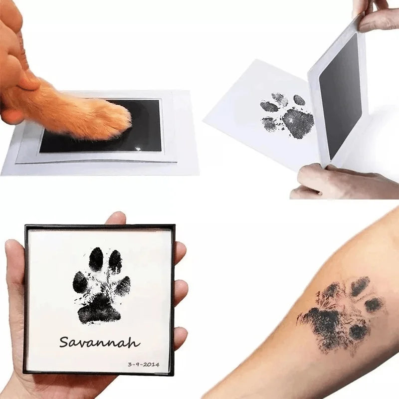 Pet Paw Print Commemorative Ink Pad Kit