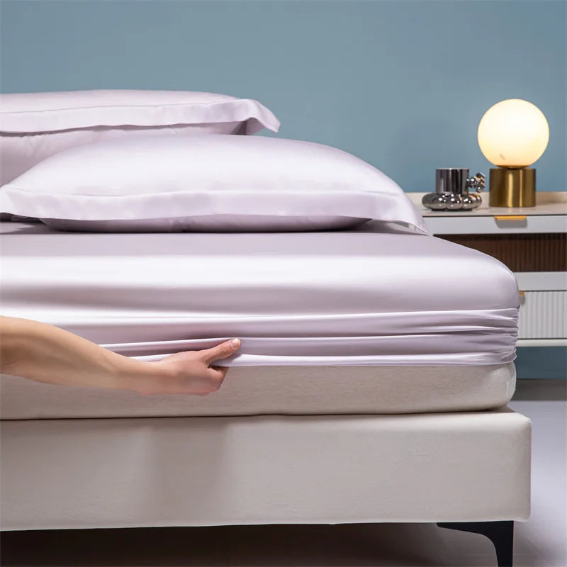 100% Bamboo Bed Sheet Set with Deep Pocket Fitted Sheet