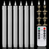 LED Flameless Taper Candles with Remote Control