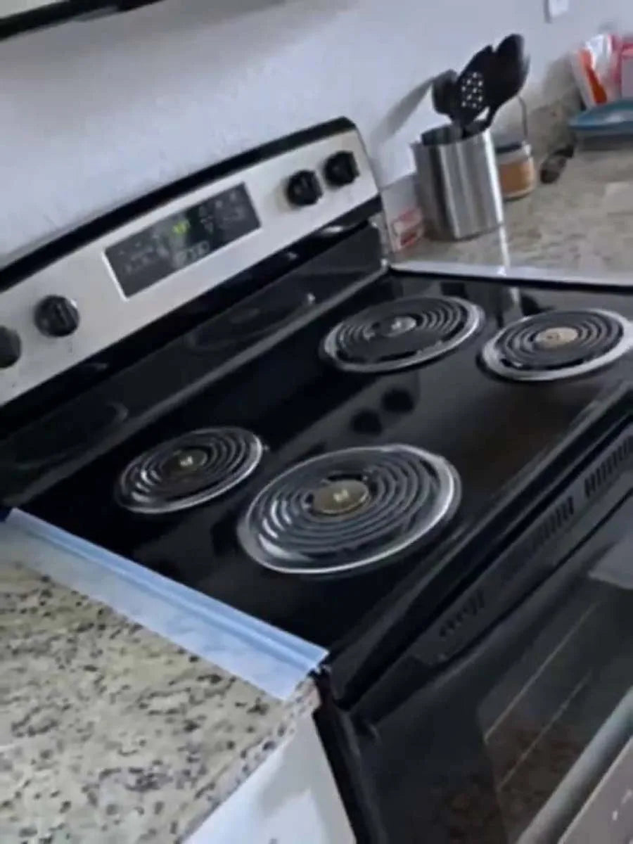 Kitchen Gas Stove Gap Sealing Strip - Silicone Anti-Grease Protector