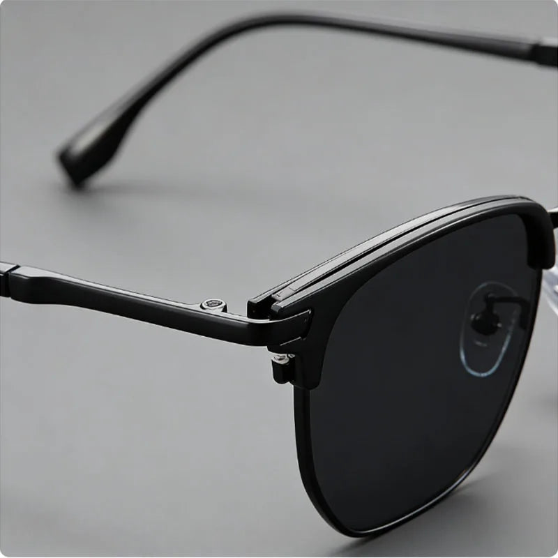 Vintage Square Metal Frame Sunglasses