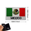 Mexico Flag Eagle 3D Embroidery Patch with Hook-and-Loop Backing