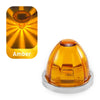 Amber waterproof LED side marker light for truck, trailer, or van