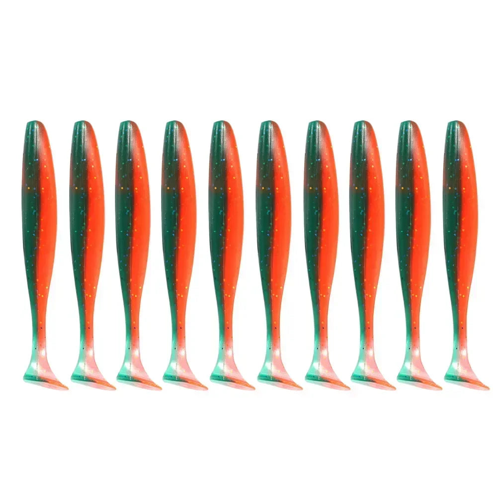 Realistic Soft Bait Fishing Lures with Jig Heads