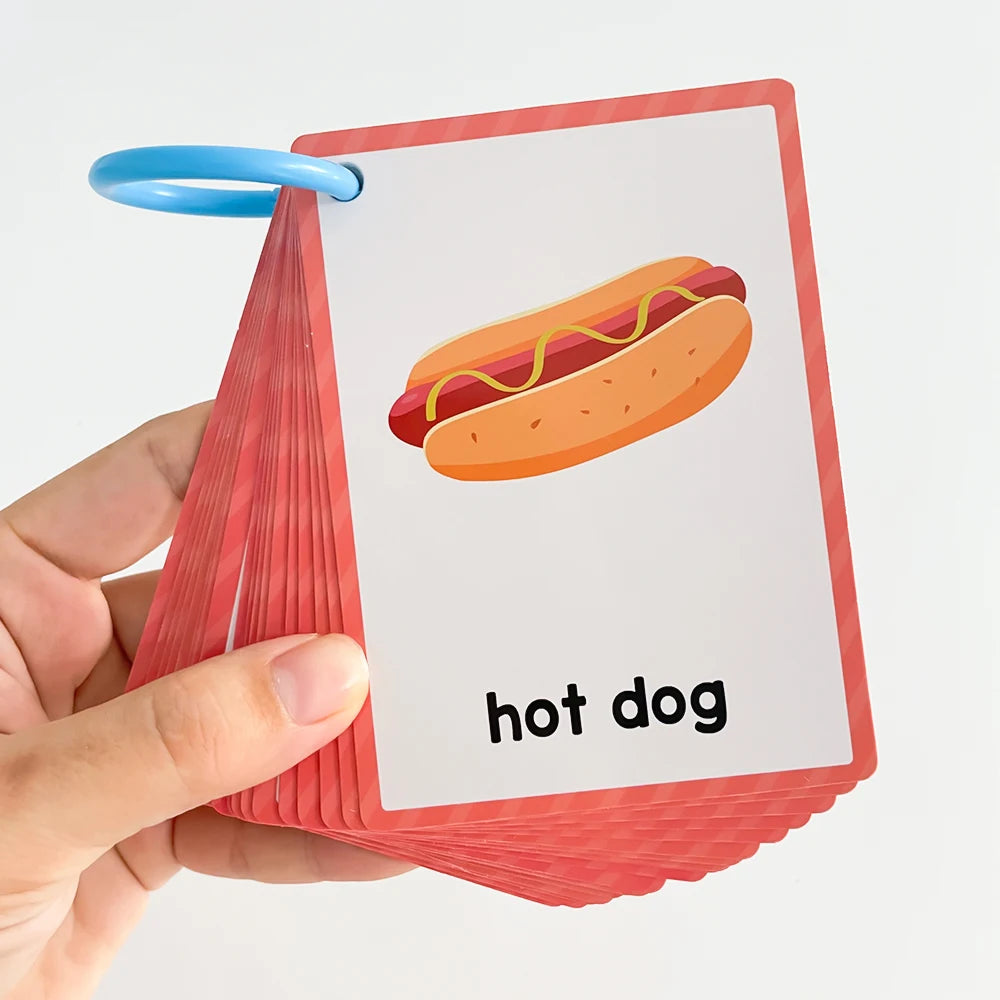 Early Learning Flash Cards for Kids – Colors, Shapes, Numbers, Fruits, Vegetables & Food