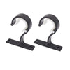 Adjustable Curtain Rod Brackets - Set of 2, 4, or 8