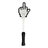 A white wand with a star-shaped hand gesture for contactless card payment.