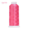 80-Color Polyester Embroidery Thread Set with Large 4000m Spools