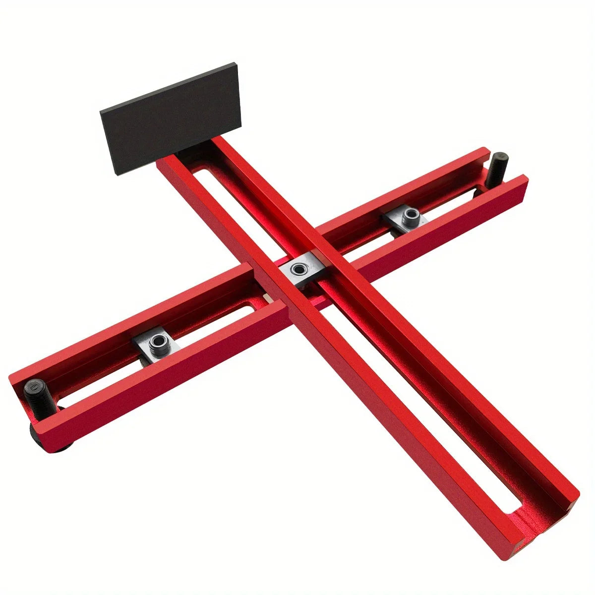 Adjustable Aluminum Cabinet Handle Jig with Drill Guide
